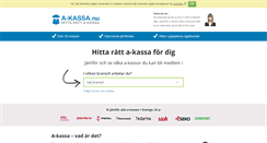 Desktop Screenshot of a-kassa.nu